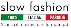 Cliccare per scaricare il manifesto in formato pdf immagine del logo Slow Fashion